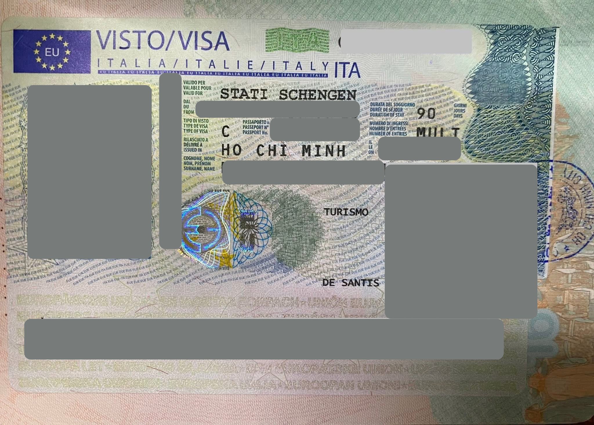 Approved Italy Schengen tourism