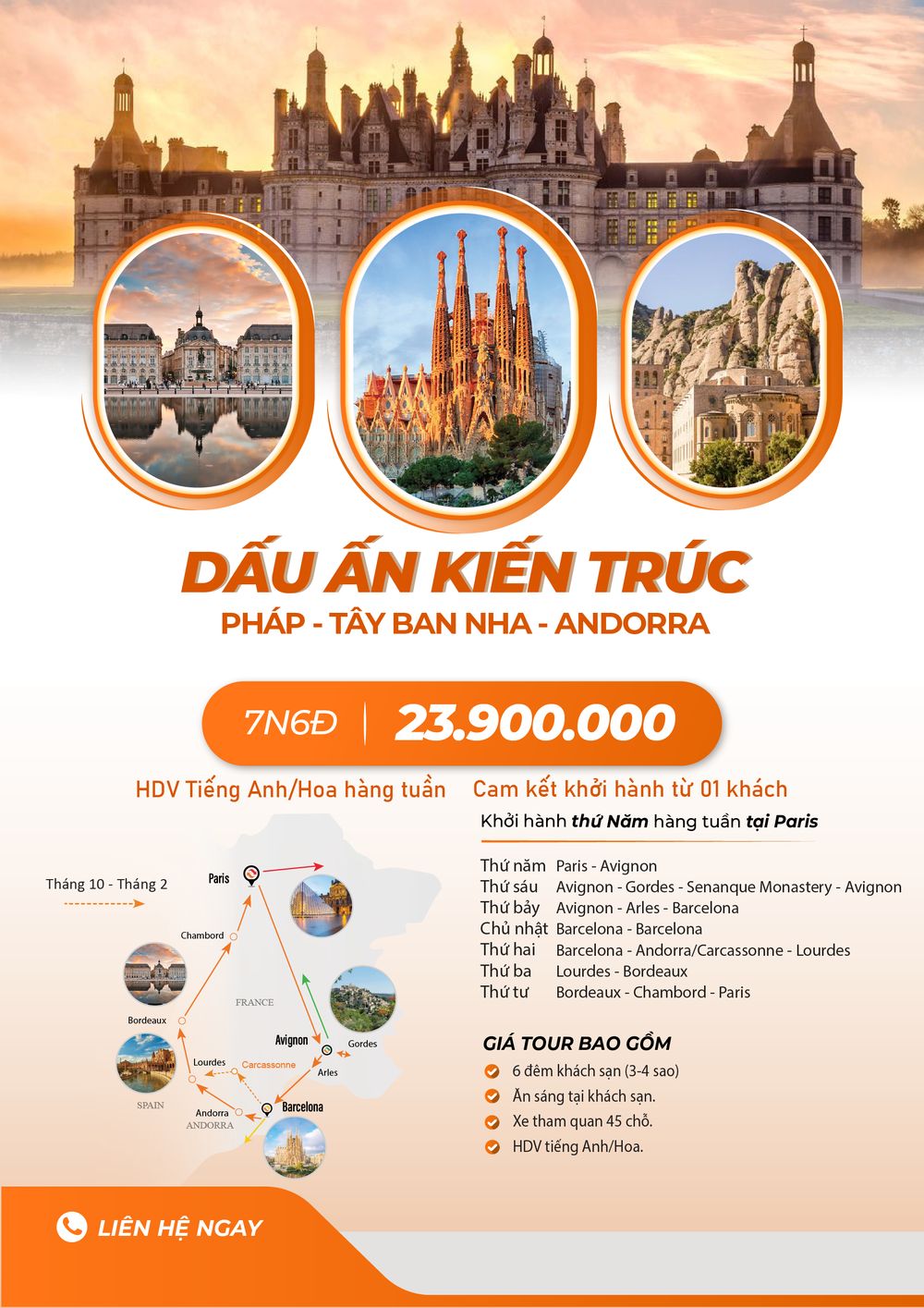 Tour Dấu Ấn Kiến Trúc